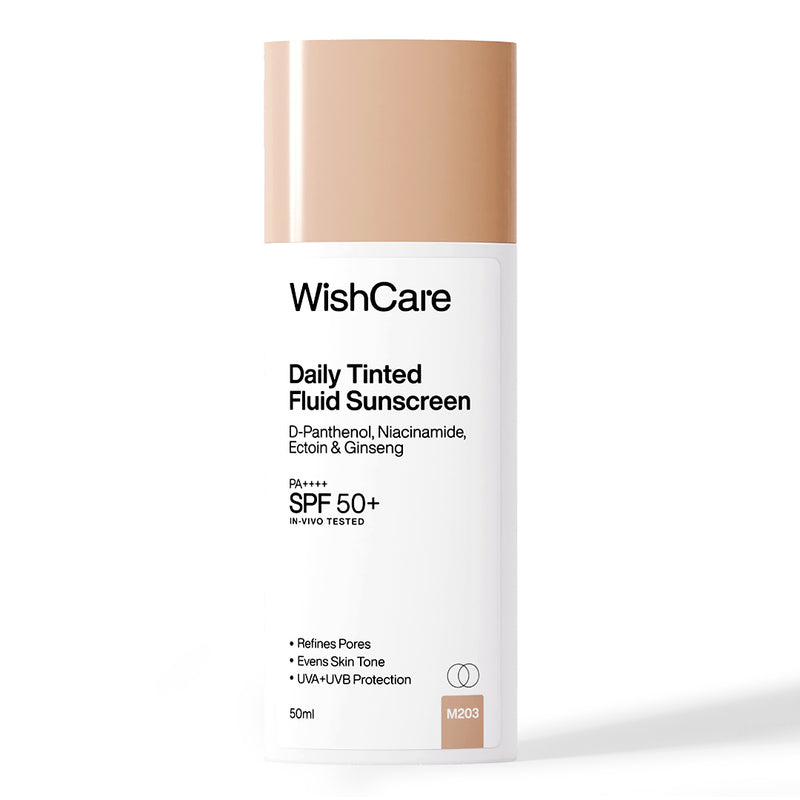 Daily Tinted Fluid Sunscreen — 50 ml — Medium - M203