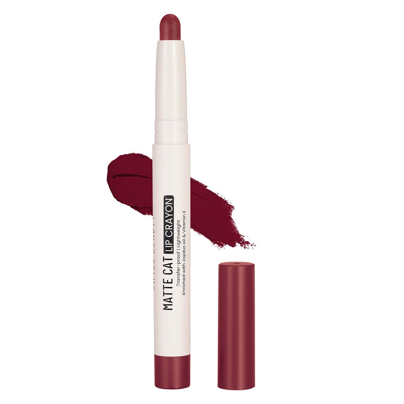 Matte Cat Lip Crayon — 3.4 g — Poppy-Rouge