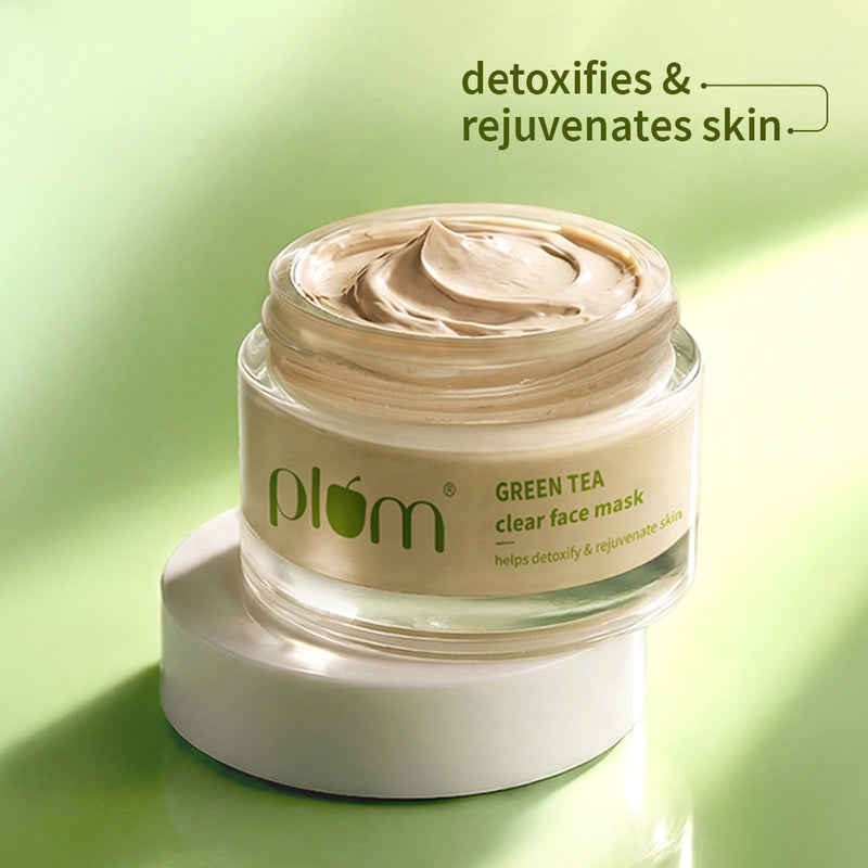 Green Tea Clear Face Mask For Oily & Acne-Prone Skin — 60 g