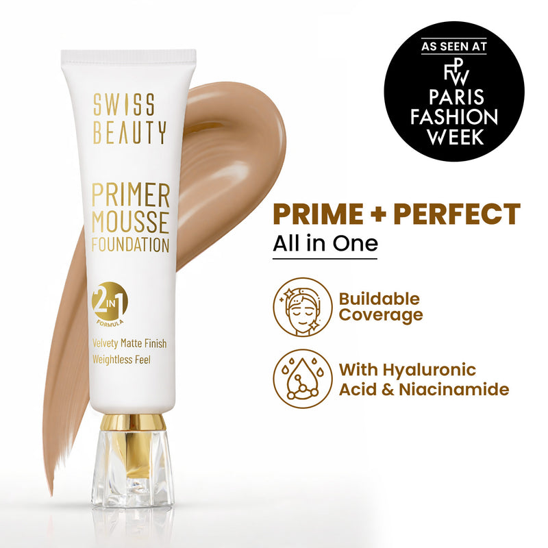 Primer Mousse Foundation — 30 ml — Beige