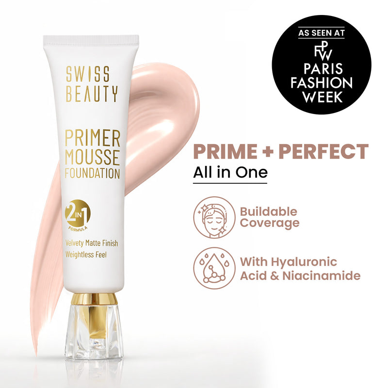 Primer Mousse Foundation — 30 ml — White-Ivory