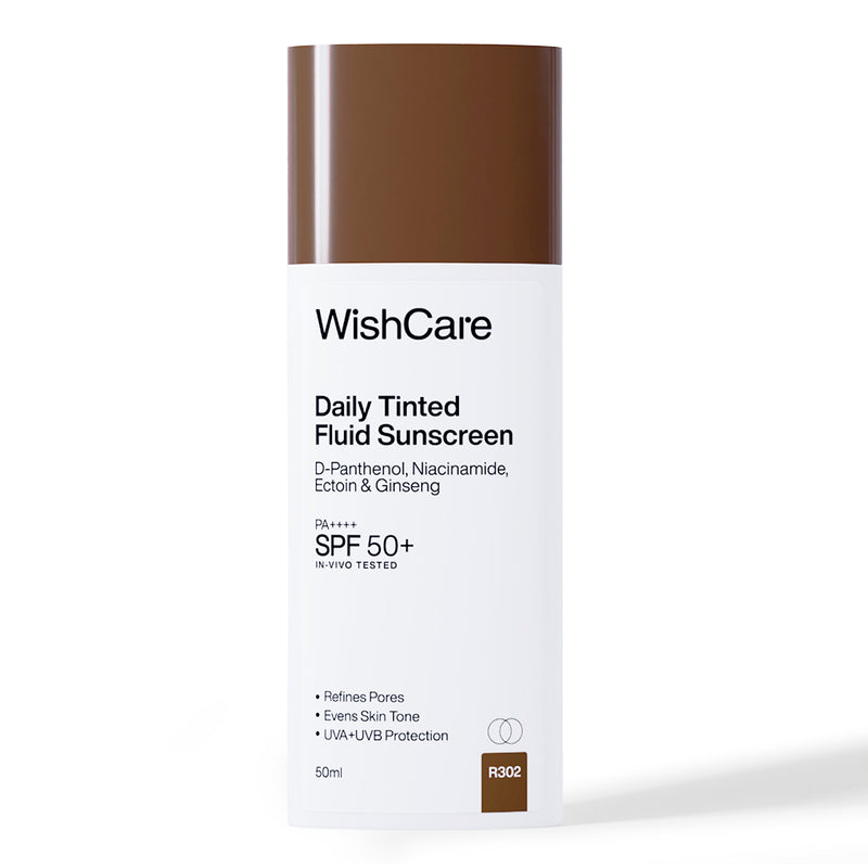Daily Tinted Fluid Sunscreen — 50 ml — Rich - R302