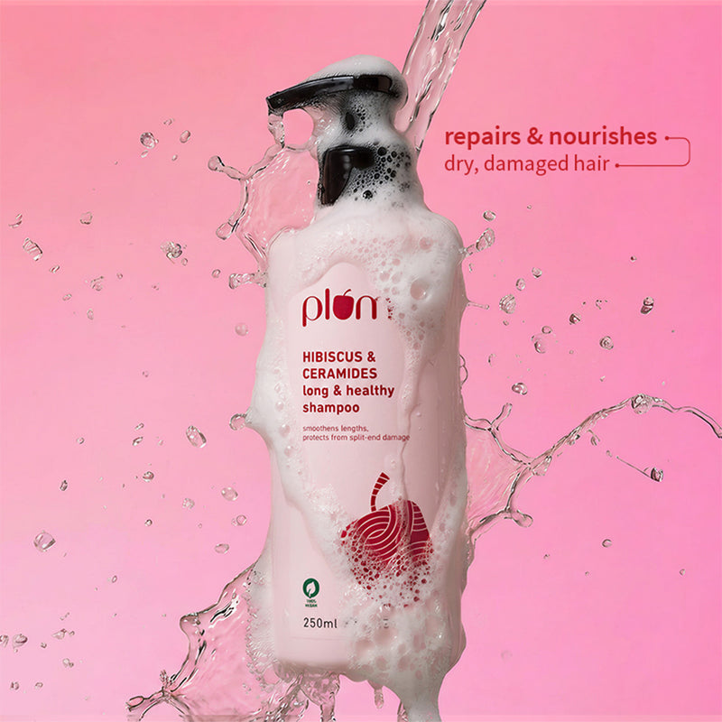 Hibiscus & Ceramides Shampoo for Dry & Damaged Hair — 250 ml