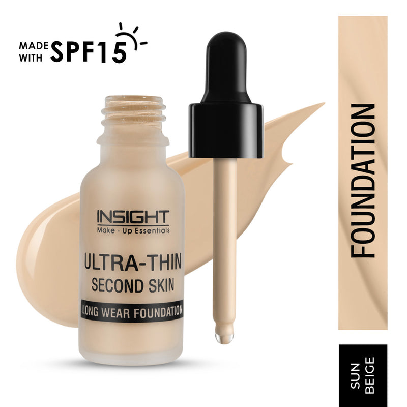 Ultra-Thin Second Skin Long Wear Foundation — 20 ml — Sun Beige