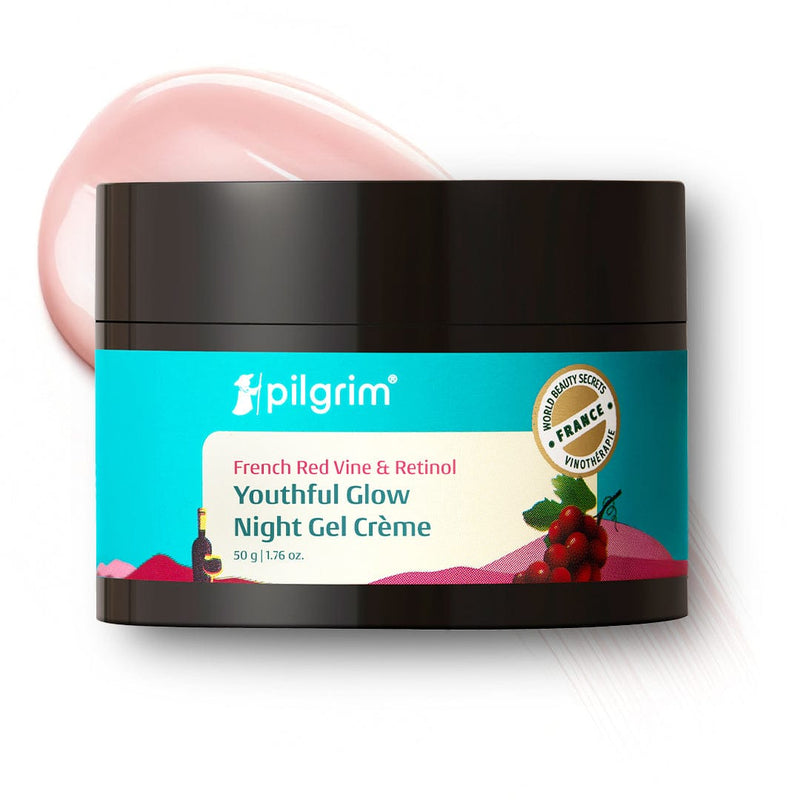 French Red Vine & Retinol Youthful Glow Night Gel Creme — 50.0 g