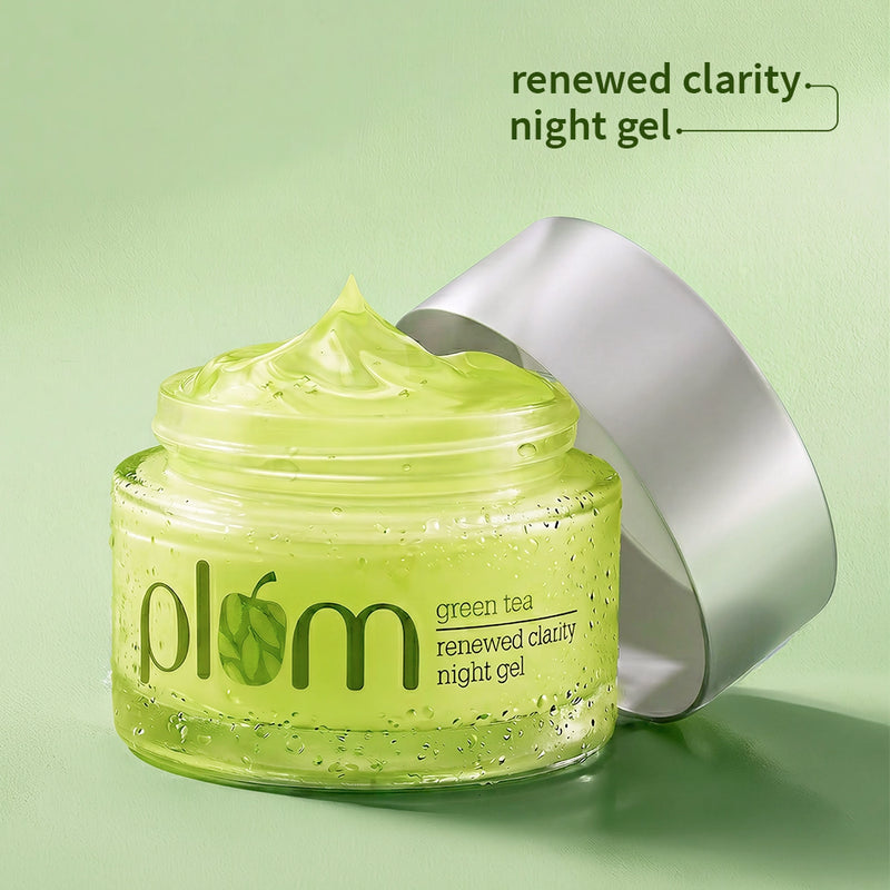 Green Tea Renewed Clarity Night Gel For Oily & Acne-Prone Skin — 50 ml