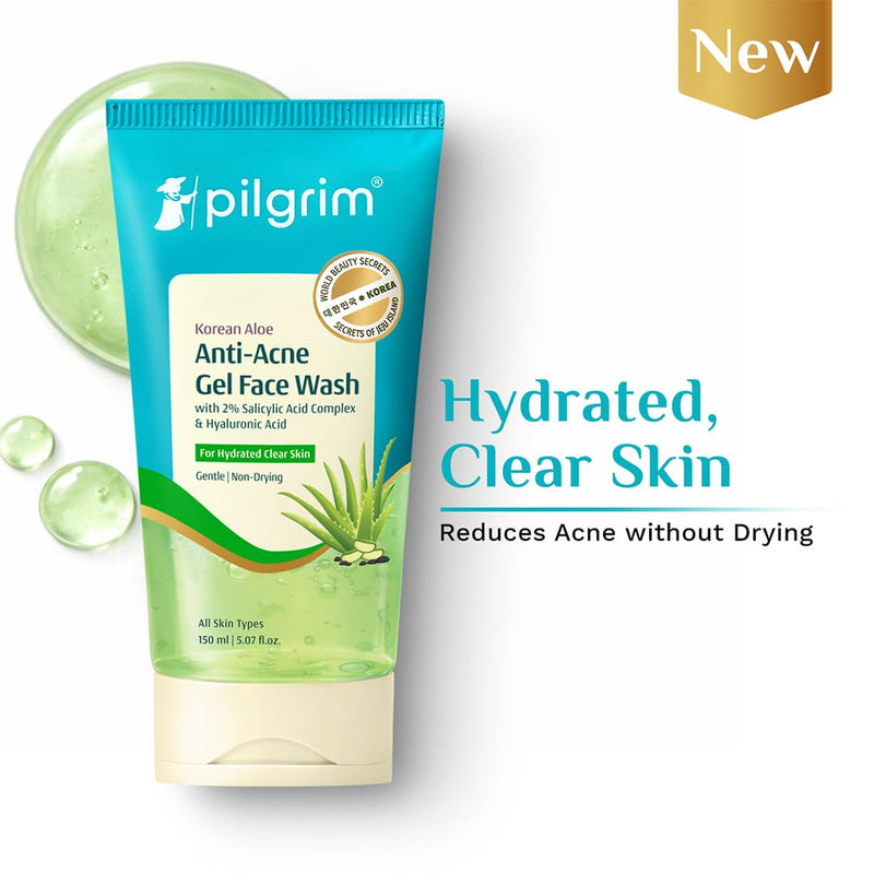 Korean Aloe Anti-Acne Gel Facewash — 150 ml