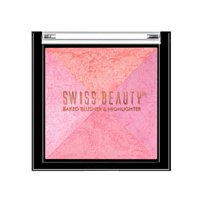 2-in 1- Baked Blusher & Highlighter — 7 g — 4