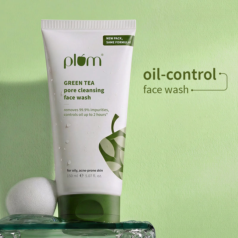 Green Tea Pore Cleansing Face Wash For Oily & Acne-Prone Skin — 150 ml
