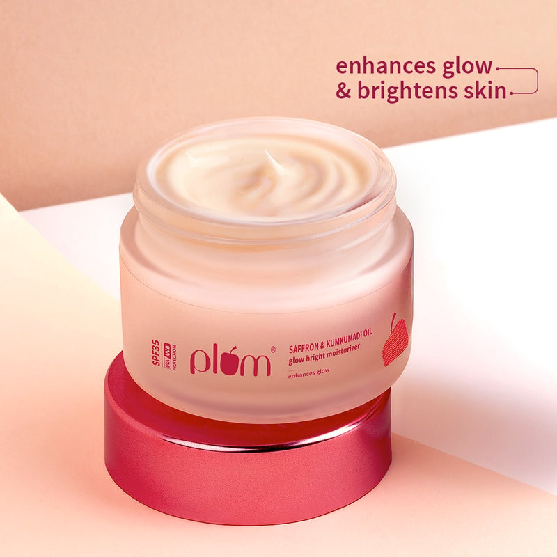 Saffron & Kumkumadi Oil Glow Bright Moisturizer with SPF 35 — 50 g