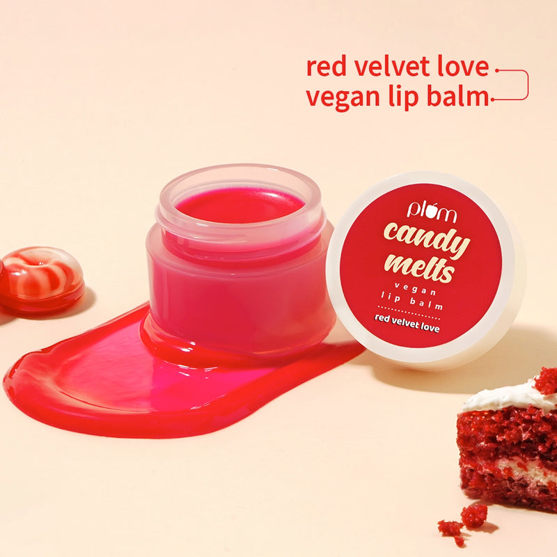 Candy Melts Vegan Lip Balm | Red Velvet Love — 12 g
