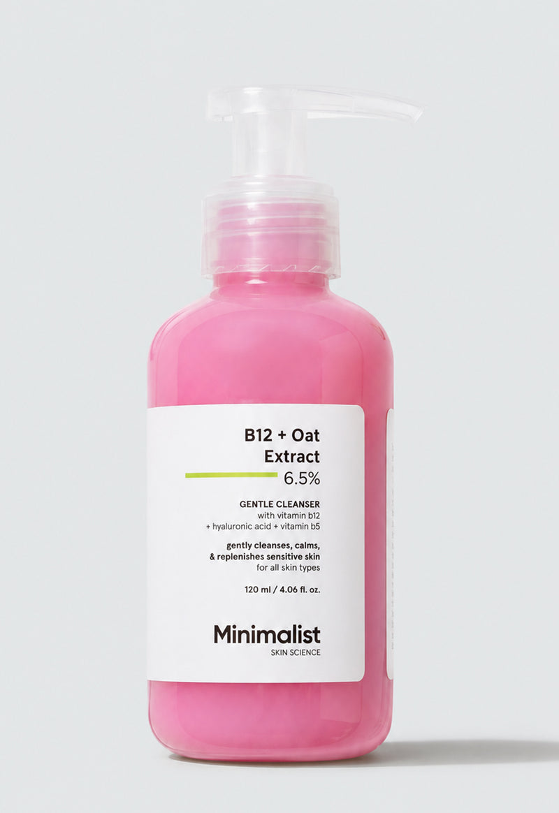 B12 + Oat Extract 6.5% Gentle Cleanser — 120 ml