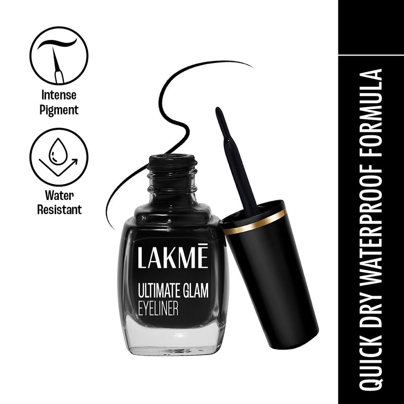 Lakmē Ultimate Glam Eye Liner — 9 ml — Black