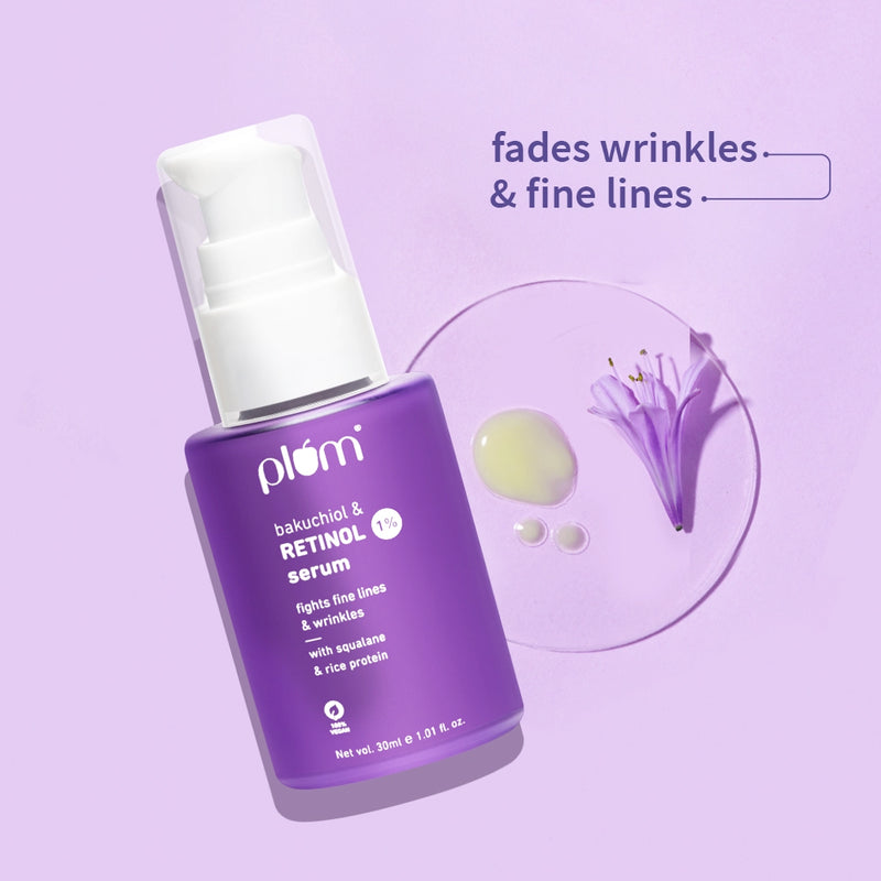 1% Retinol & Bakuchiol Face Serum For Ageing Skin — 30 ml