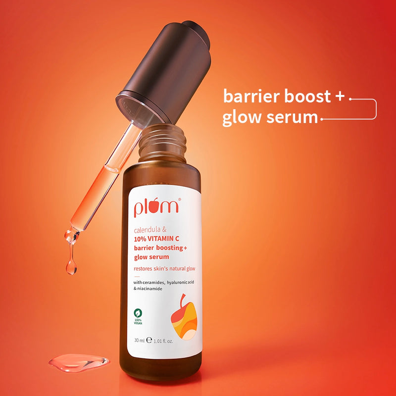 10% Vitamin C & Calendula Barrier Boosting + Glow Serum — 30 ml