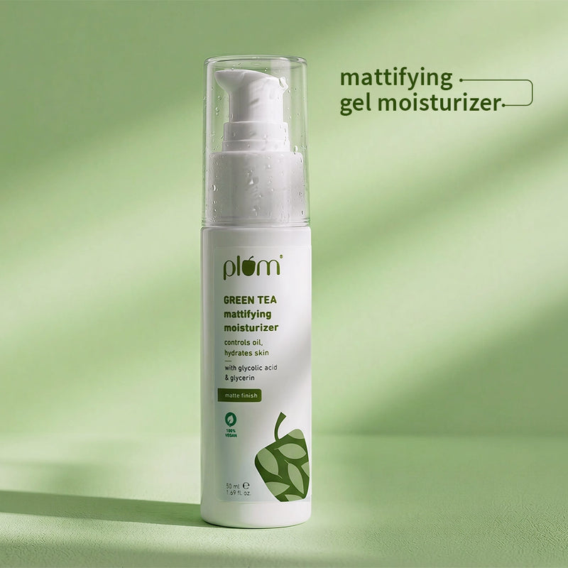 Green Tea Mattifying Moisturizer for Oily & Acne-Prone Skin — 50 ml
