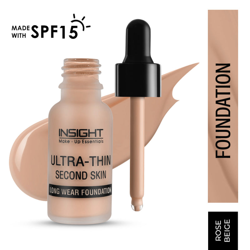 Ultra-Thin Second Skin Long Wear Foundation — 20 ml — Rose Beige