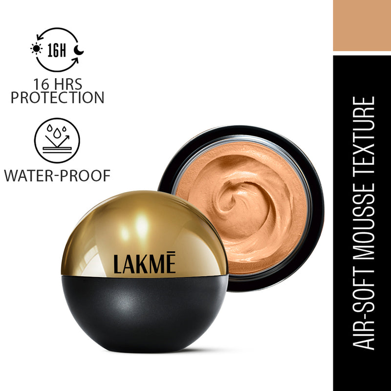 Lakmē Xtraordin-airy Mattereal Mousse Foundation — 25 g — 05 Beige Honey
